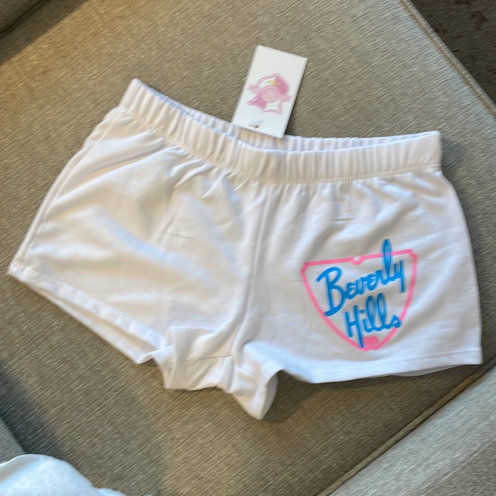 DEAR HANNAH PREP White Shorts